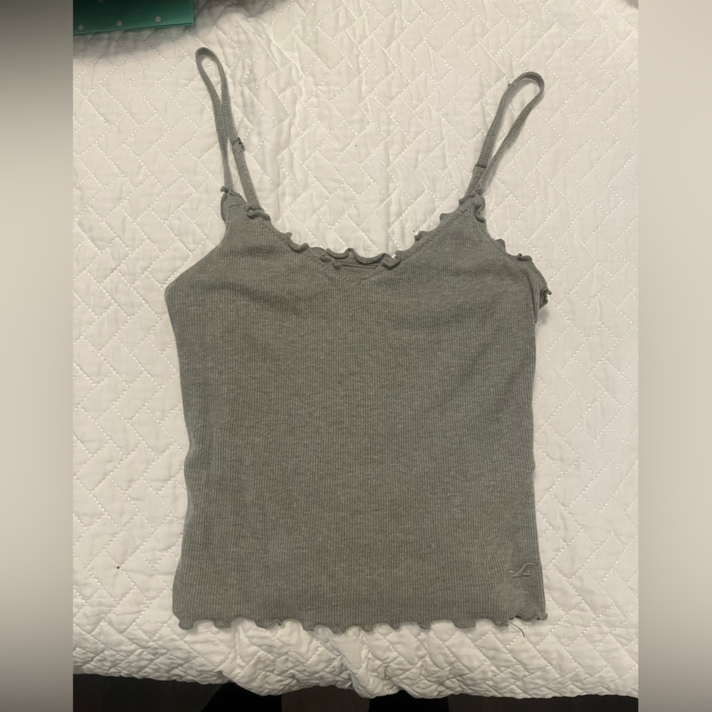 Hollister grey tank top size XS